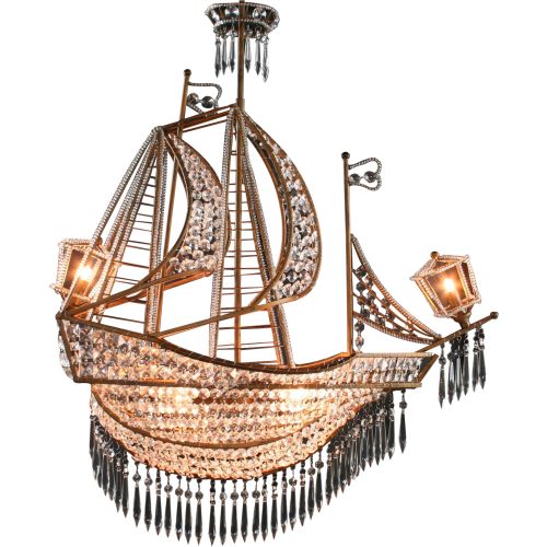 Pirate deals ship chandelier