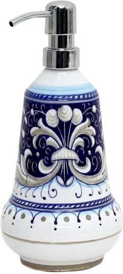 Italian Ceramic Deruta Foglie - Liquid Soap Dispenser