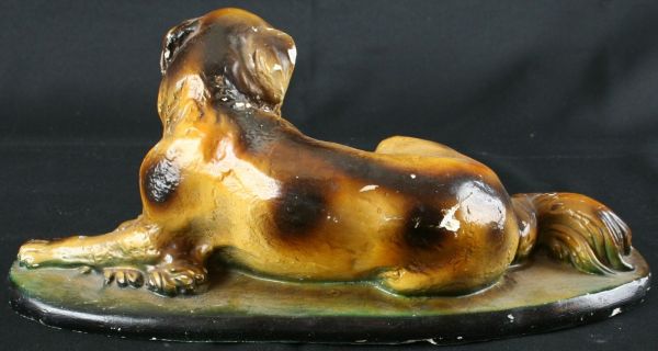 Dog Statue | Vintage Chalkware | EuroLuxHome