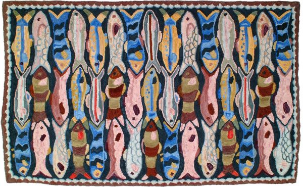 Rug CAMP LITTLE RIVER Traditional Antique 5x3 3x5 Multi-Color