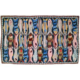 Rug CAMP LITTLE RIVER Traditional Antique 5x3 3x5 Multi-Color